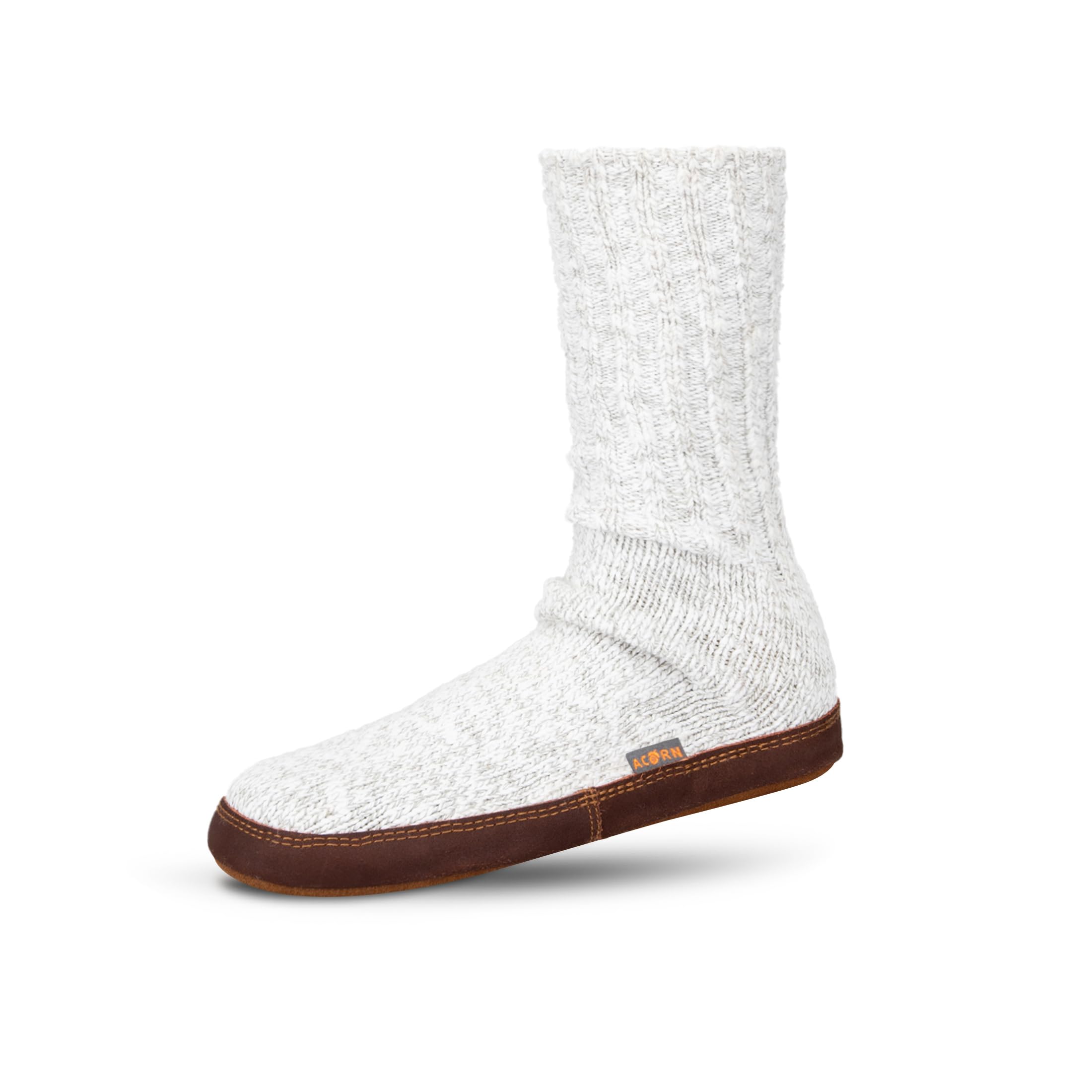 Men's and Women's Original Slipper Sock - Comfortable Men's and Women's Slipper Sock with Cloud-Like Feel, Soft and Moisture Wicking Crew Length, Genuine Suede Sole
