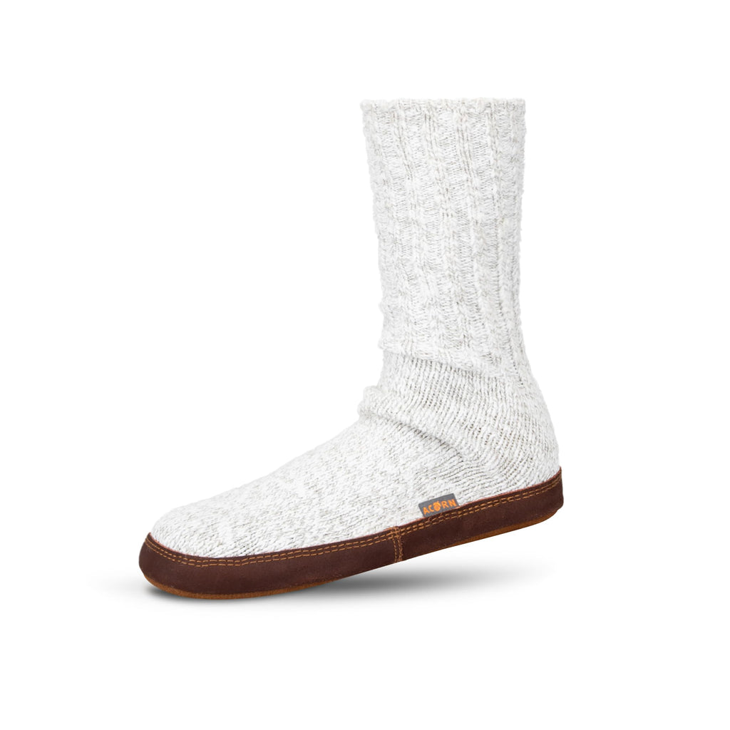 Men's and Women's Original Slipper Sock - Comfortable Men's and Women's Slipper Sock with Cloud-Like Feel, Soft and Moisture Wicking Crew Length, Genuine Suede Sole