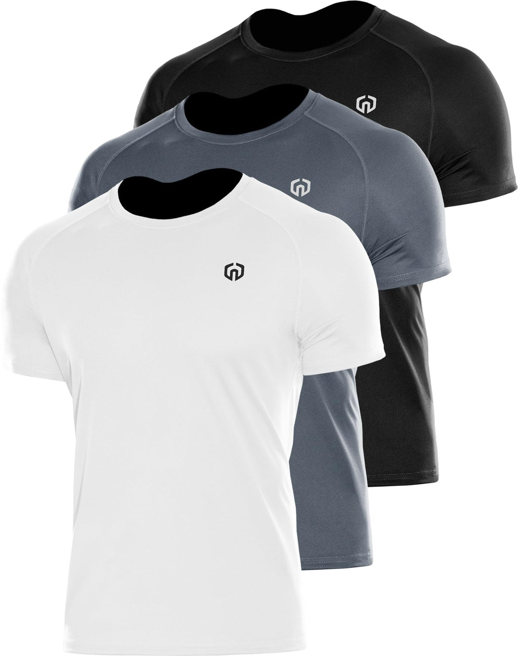 NELEUS Men's Dry Fit Athletic Running Shirt
