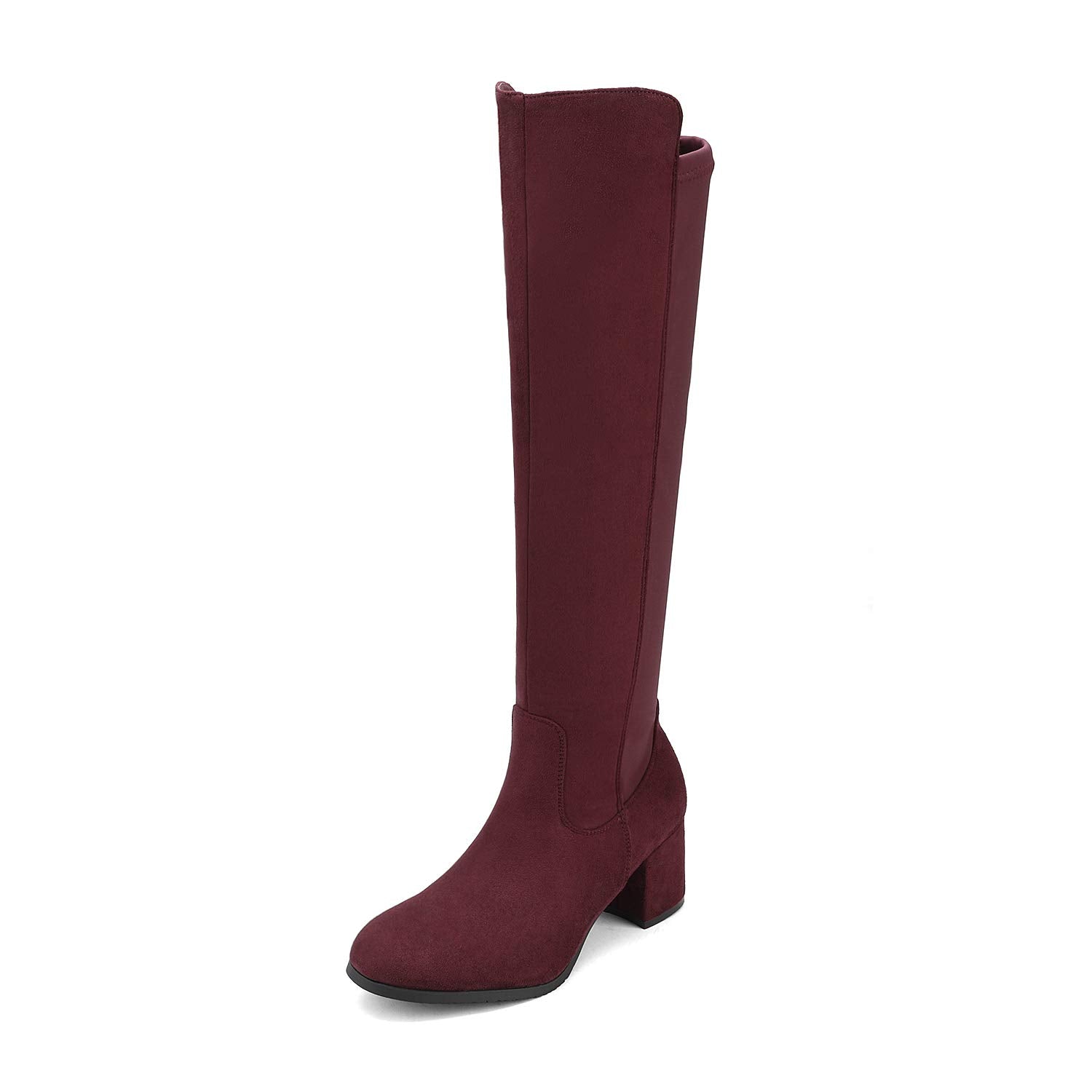DREAM PAIRS Women's Knee High Stretchy Fashion Boots
