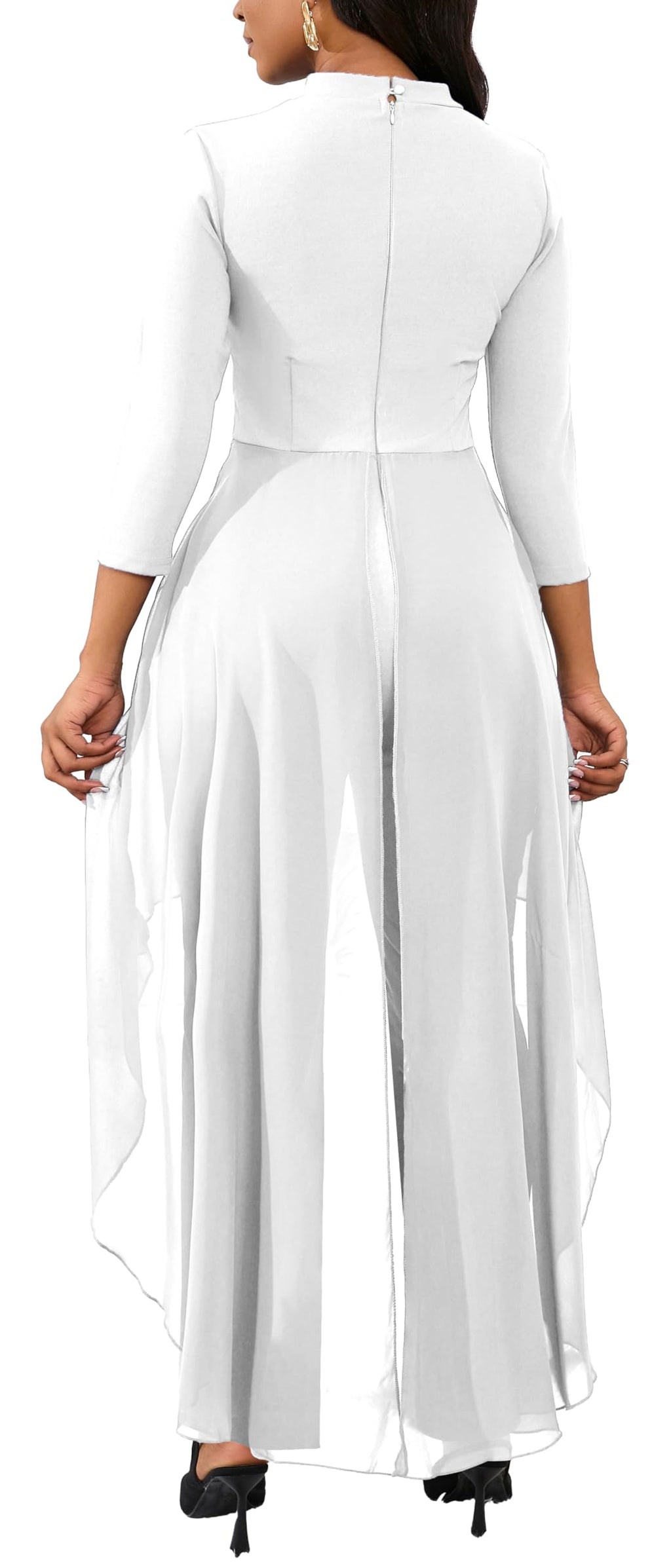 Jumpsuits for Women Dressy Hight Waist One Piece Casual Straight Long Pants Wide Leg Pants Elegant Jumpsuit Romper