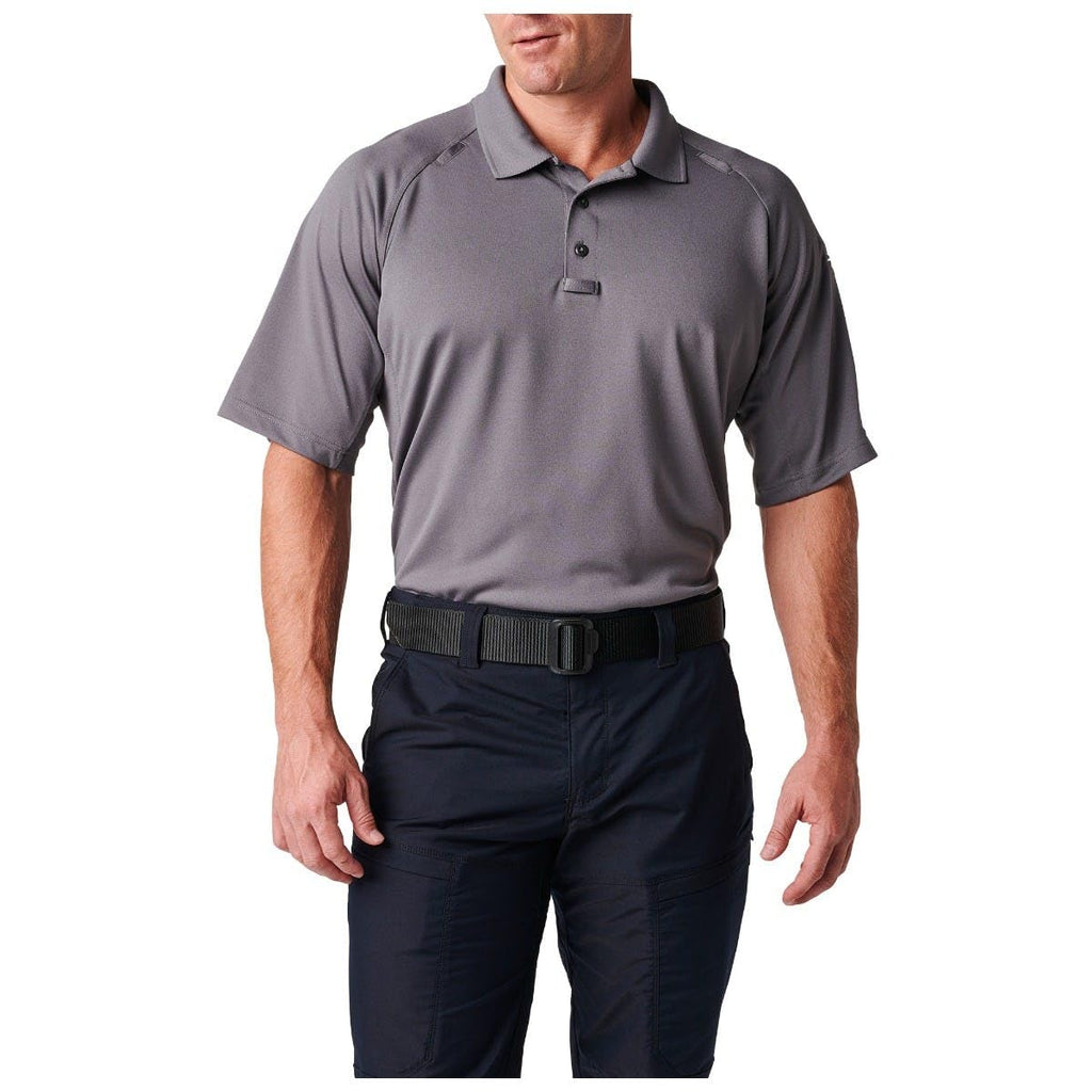 5.11 Tactical Men's Performance Short Sleeve Polo, 100% Polyester, Moisture Wicking, Style 71049
