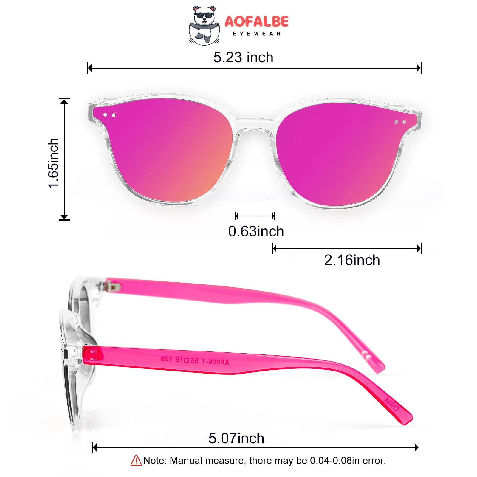 Kids Sunglasses, Sunglasses for Kids Children, Mirrored Sunglasses for Girls Boys Toddler UV400 Age 3-10