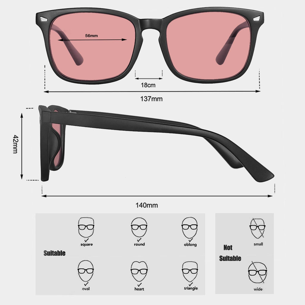 MAXJULI Blue Light Blocking Glasses,Computer Reading/Gaming/TV/Phones Glasses for Women Men(Transparent)