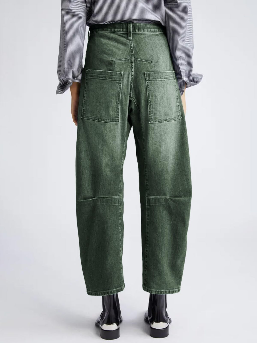 PLNOTME Womens Barrel Jeans High Waisted Baggy Boyfriend Wide Leg Denim Pants with Pockets
