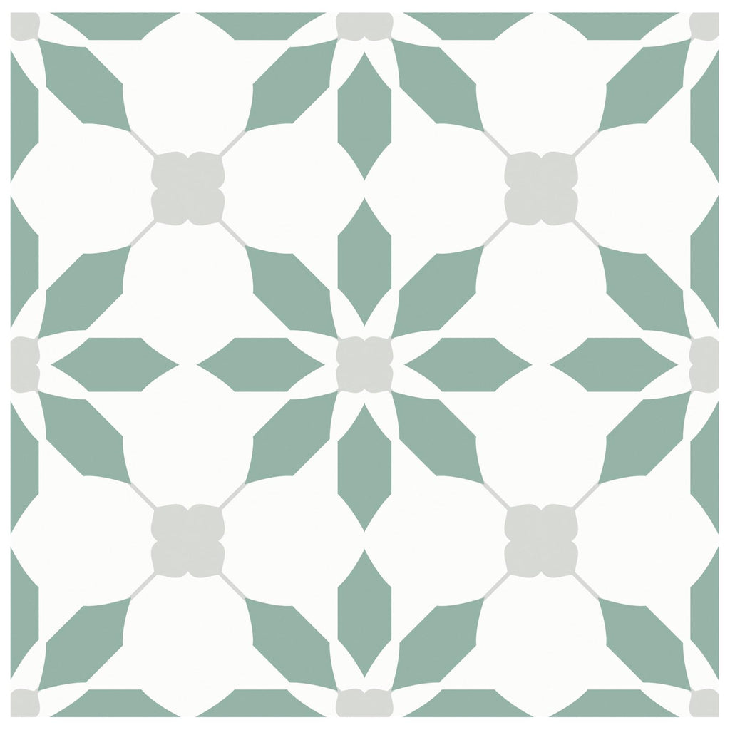 MORCART Peel and Stick Floor Tile, Self-Adhesive DIY Vinyl Flooring, Removable and Waterproof Tile Sticker for Bathroom, Kitchen, Wall, Bedroom, Stairs (20PCS,7.87" x 7.87",Aqua Blue)
