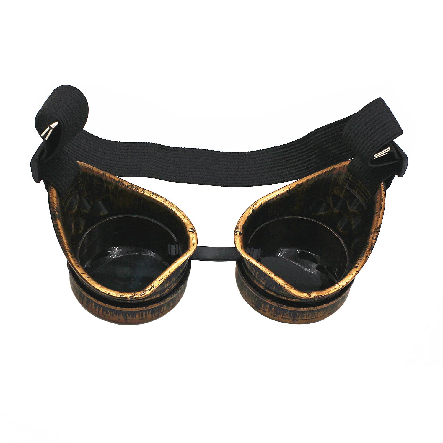 WEICHUAN Vintage Steampunk Goggles Mad Scientist Goggles Cosplay Punk Glasses for Adult, Women, Men Halloween Costume