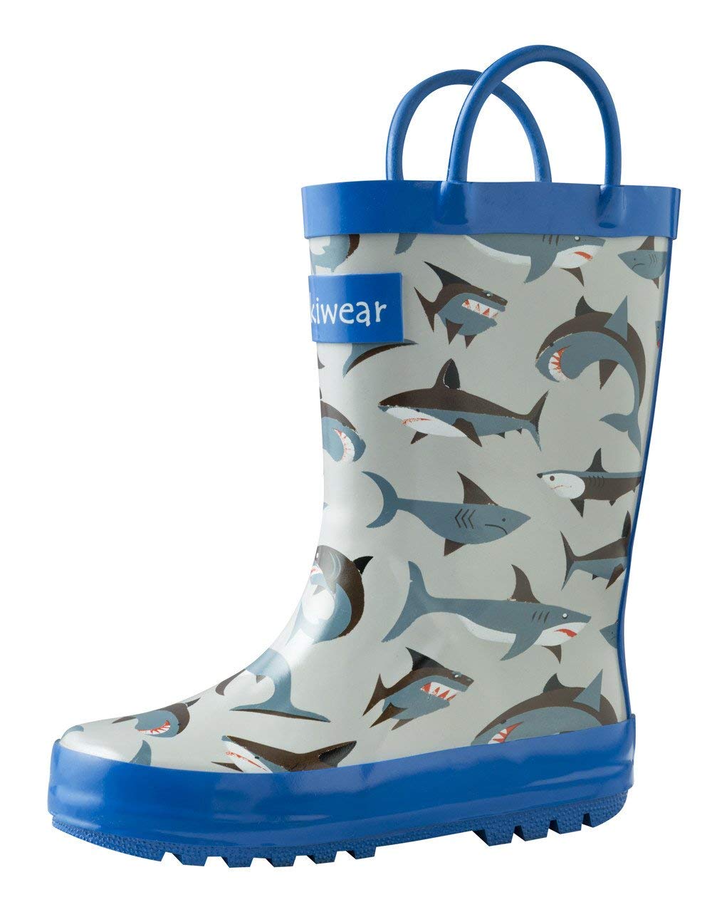 OAKI Toddler Rain Boots - Perfect Kids Rain Boots for Any Weather - Durable Rubber Baby Rain Boots Keep Little Feet Dry, Lightweight Waterproof with Easy-on Handle