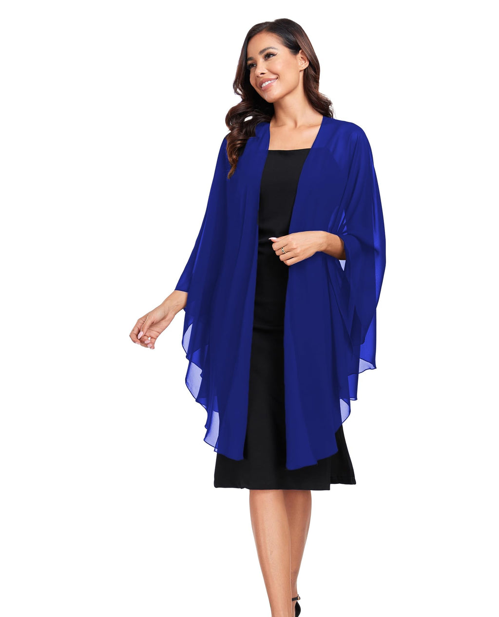 TONGFANTFL Shawls Wraps for Evening Wedding Party Chiffon Scarf Soft Bridal Wraps Wedding Guest Shawl Coverage