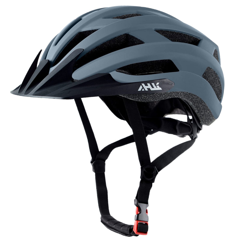 Youth Adult Road Bike Helmet, Men Women Adjustable Mountain Bicycle Helmet with Detachable Visor, 2 Sizes for Age 8-14+ Youth, Kids, Adult