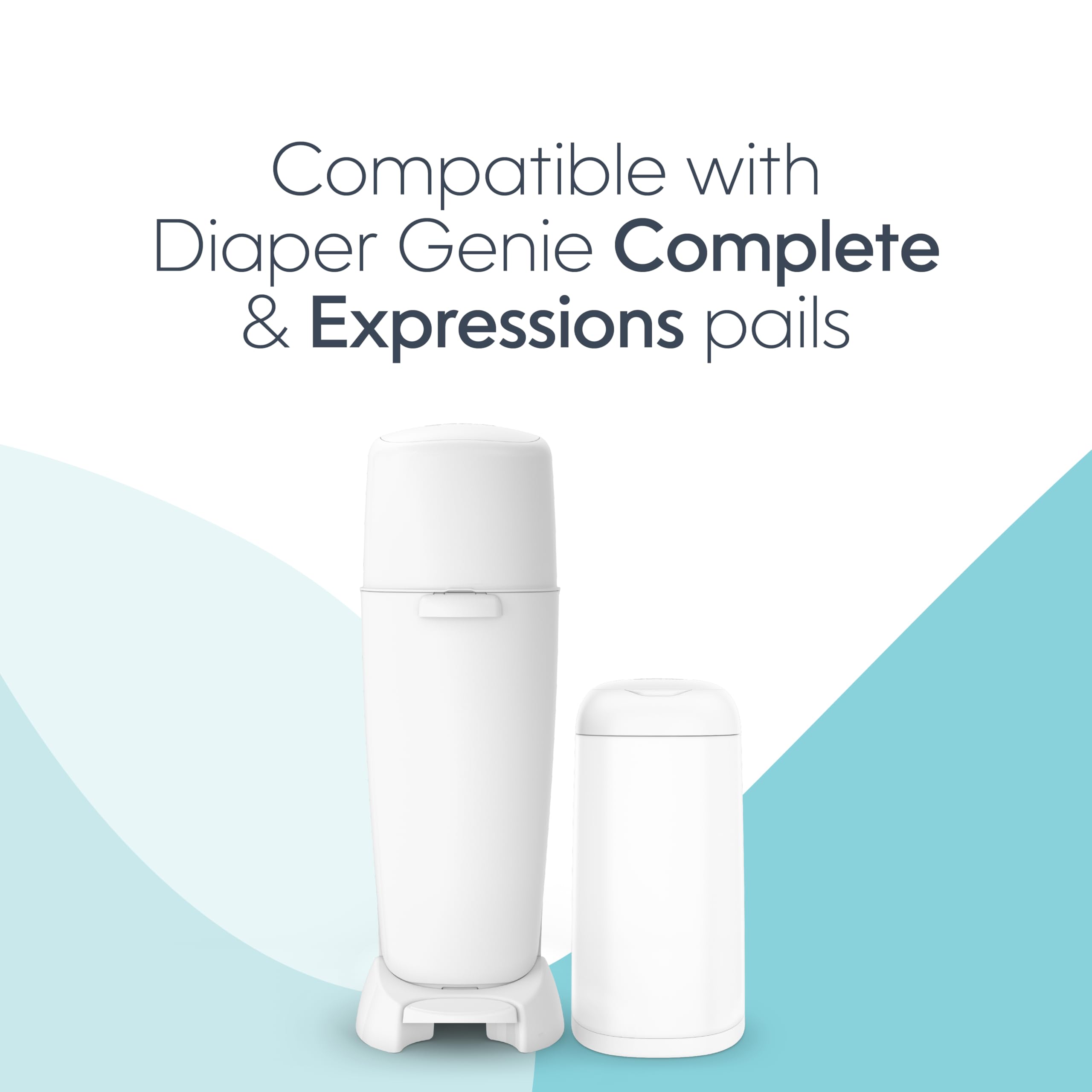 Diaper Genie Bags Refills 270 Count (Pack of 8) with Max Odor Lock | Holds Up to 2160 Newborn Diapers