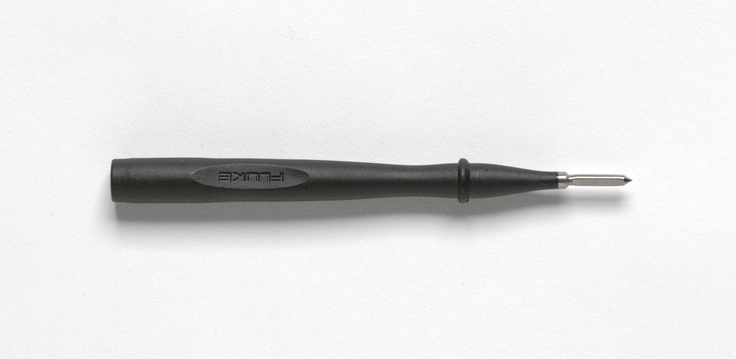 Fluke TP1 Slim-Reach Flat Blade Test Probe with Stainless Steel Tip, 1000V Voltage, 10A Current