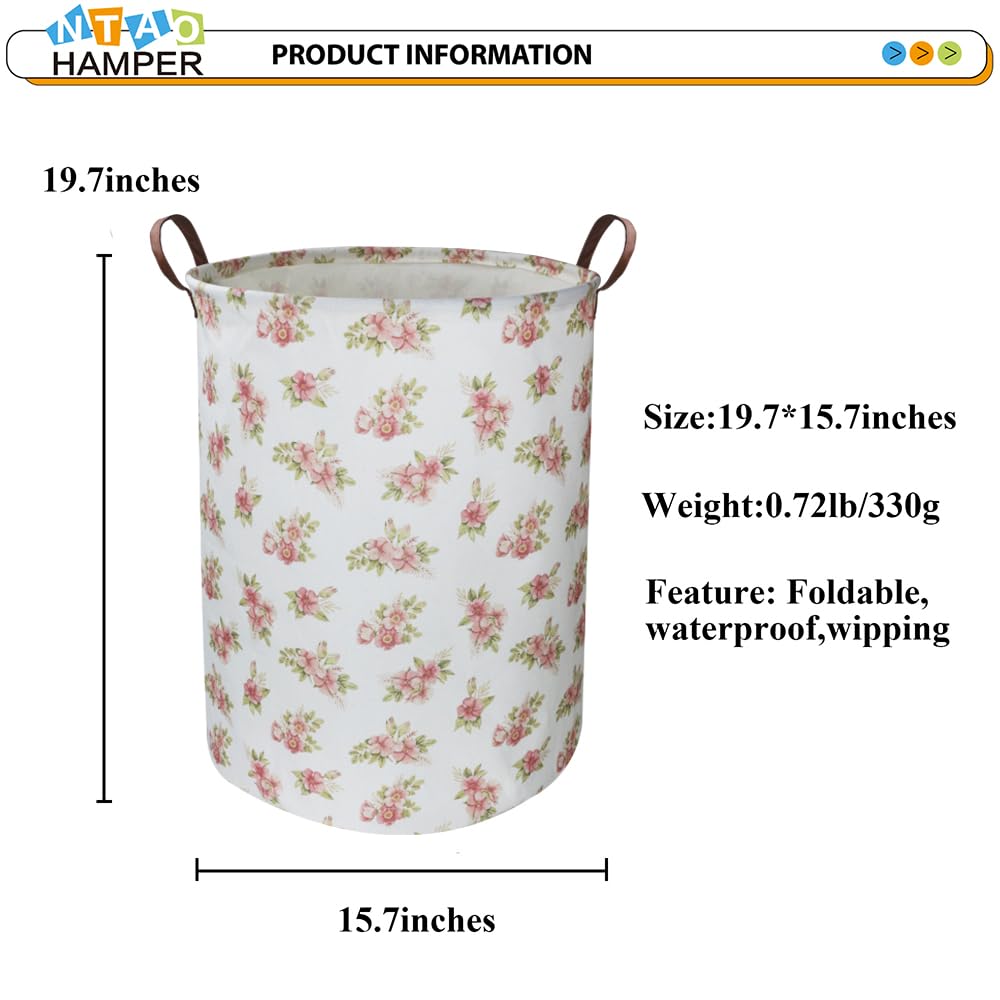 NTAOHAMPER Laundry Hamper, Laundry Basket, Waterproof Storage Bin for Bedroom, Clothes Organizer Basket, Books Box, Room Decor(Animal)