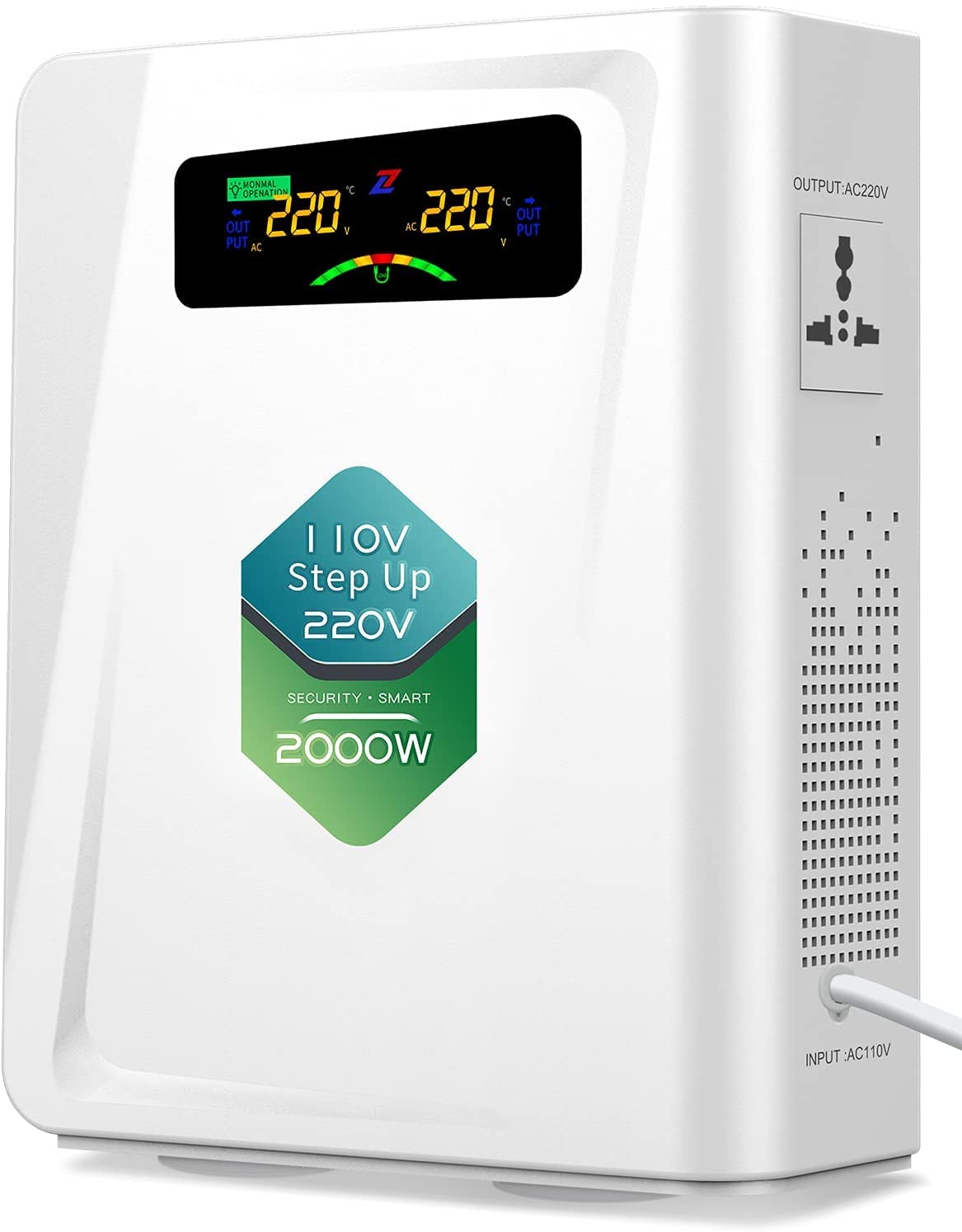 220v to 110v Step Down Transformer 1000W Power Voltage Converters, No Noise, Ten Protection Functions, Suit for Coffee Machines, Rice Cookers and Other US Appliances Used in Europe