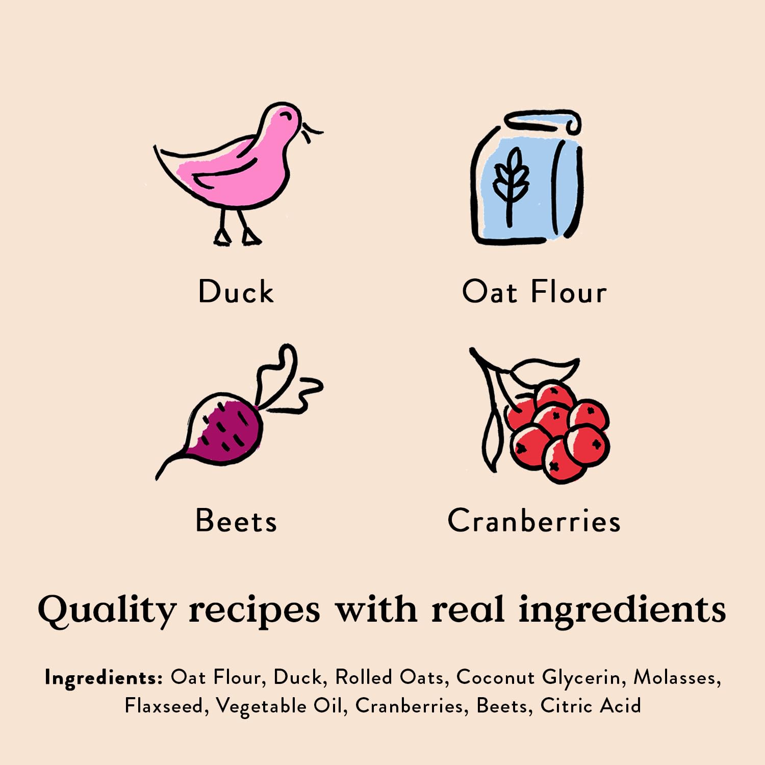 Bocce's Bakery Bac'n Nutty Soft & Chewy Dog Treats, Wheat-Free PB & Bacon Flavored All Natural Limited Ingredient Oven Baked Cookies for Dogs, 6 oz Bag