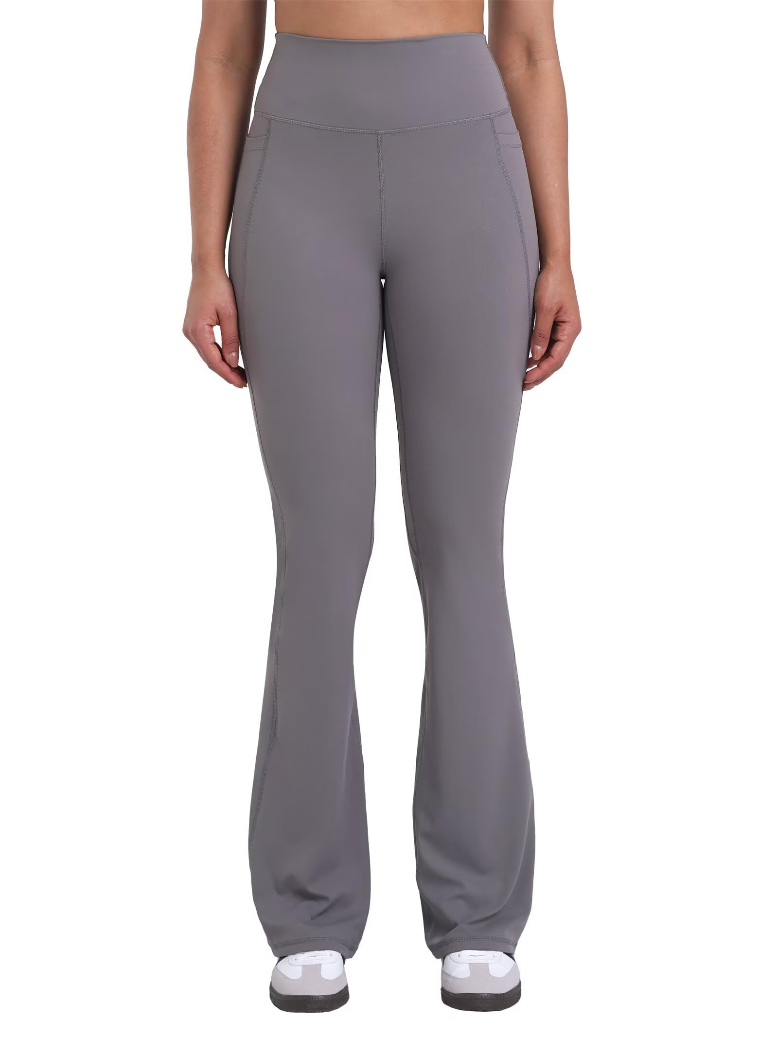 Sunzel Women Mini Flare Leggings with Pockets Breathable Bootcut Yoga Pants | Mini Flare, Buttery Soft, High Stretchy, High Waisted Tummy Control, Gym Clothes, Workout Casual Dance