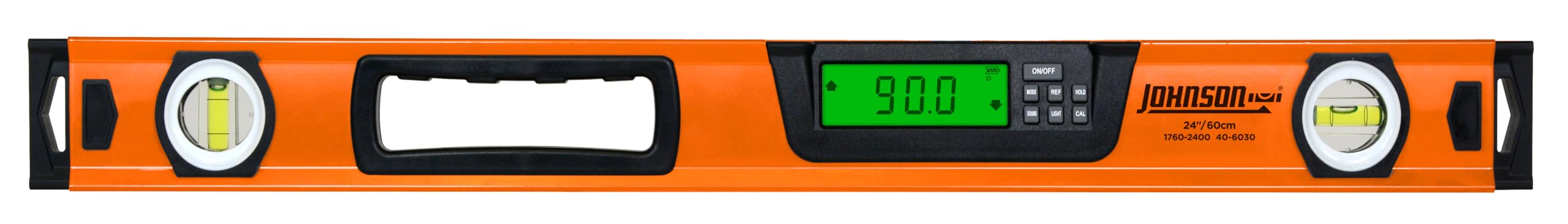 Johnson Level & Tool 1760-2400 Digital Box Level, 24", Orange, 1 Level