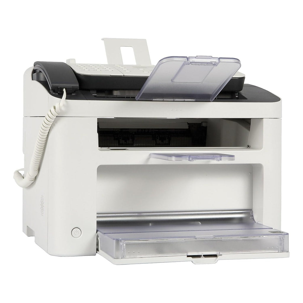 Canon FAXPHONE L100 - Monochrome Laser Fax with Copier, 30 Sheet Auto Document Feeder, 1 Year Limited Warranty, 19 PPM, White