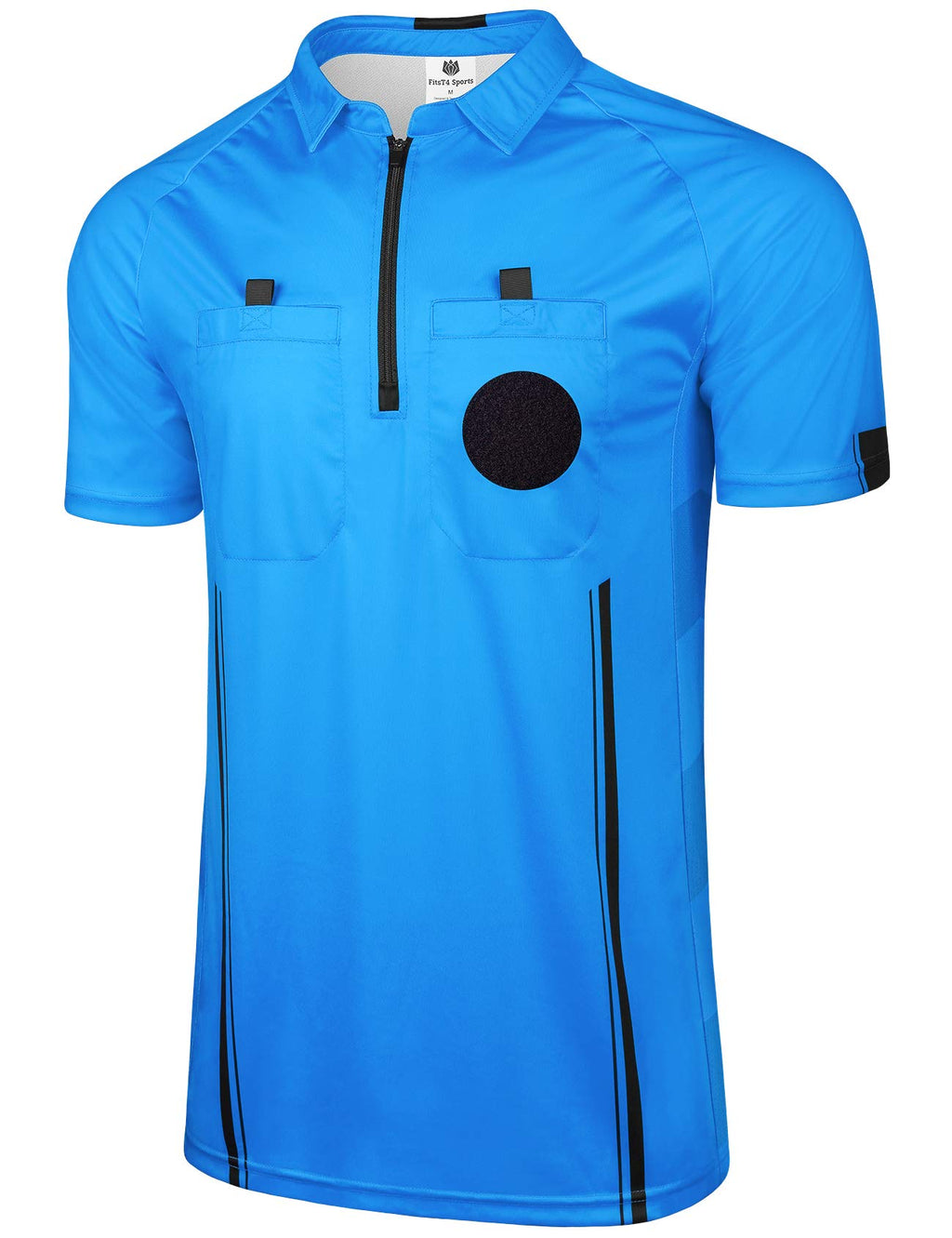 FitsT4 Sports Pro Soccer Referee Jersey Short Sleeve Ref Shirts