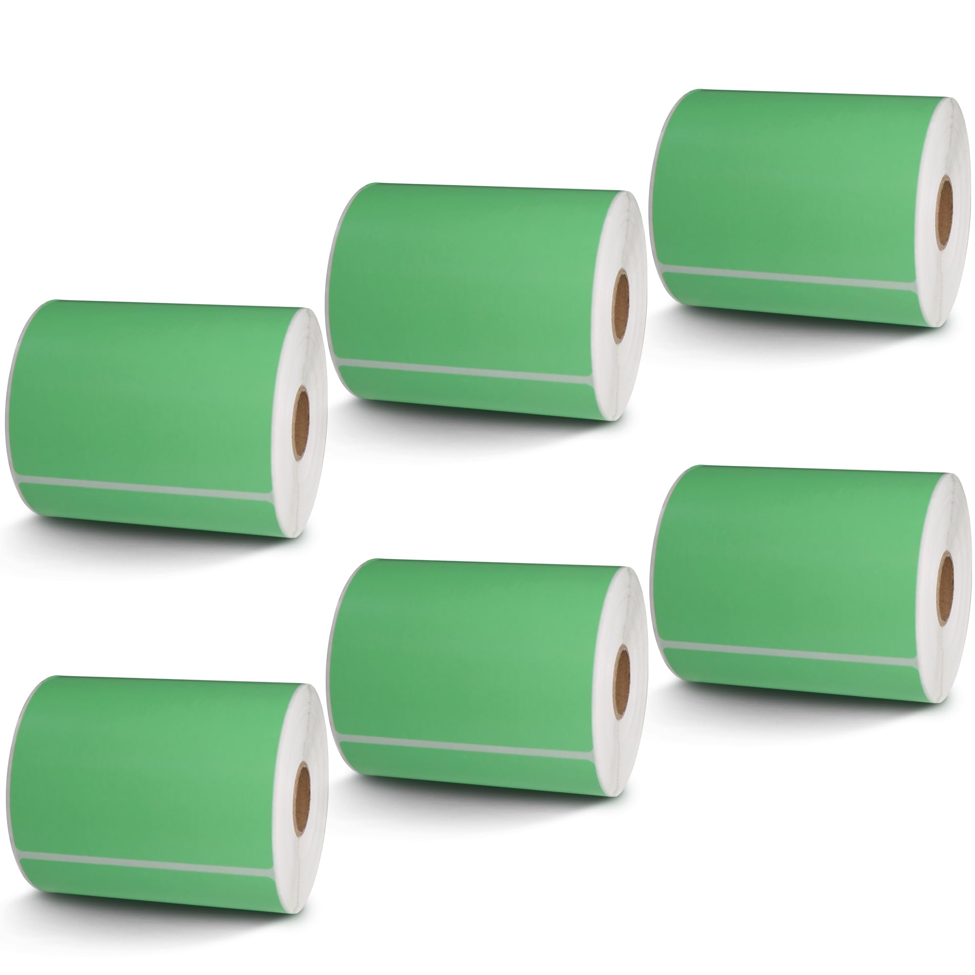 BETCKEY - 1" x 0.5" Small Labels Compatible with Zebra & Rollo Label Printer, Premium Adhesive & Perforated[Light Blue, 6 Rolls, 14580 Labels]