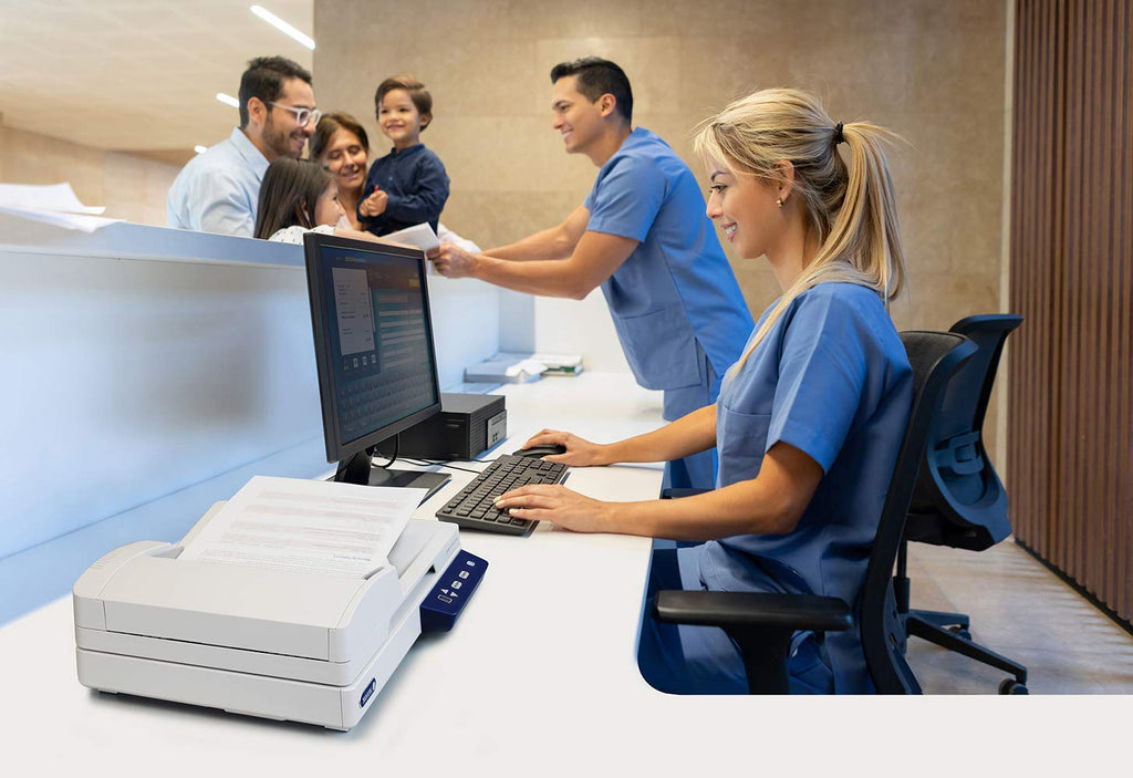 Visioneer Xerox Duplex Combo Flatbed Scanner with Automatic Document Feeder
