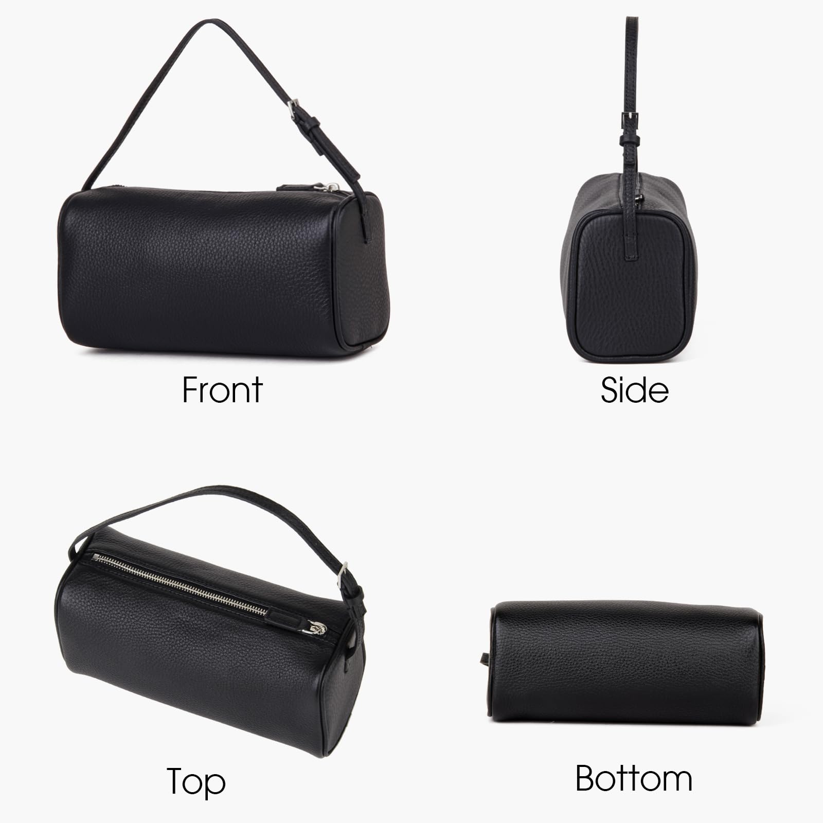 DONNAIN Premium Full-Grained Leather Crossbody Purses for Women, Hobo Bags for Women Crossbody with Adjustable Strap