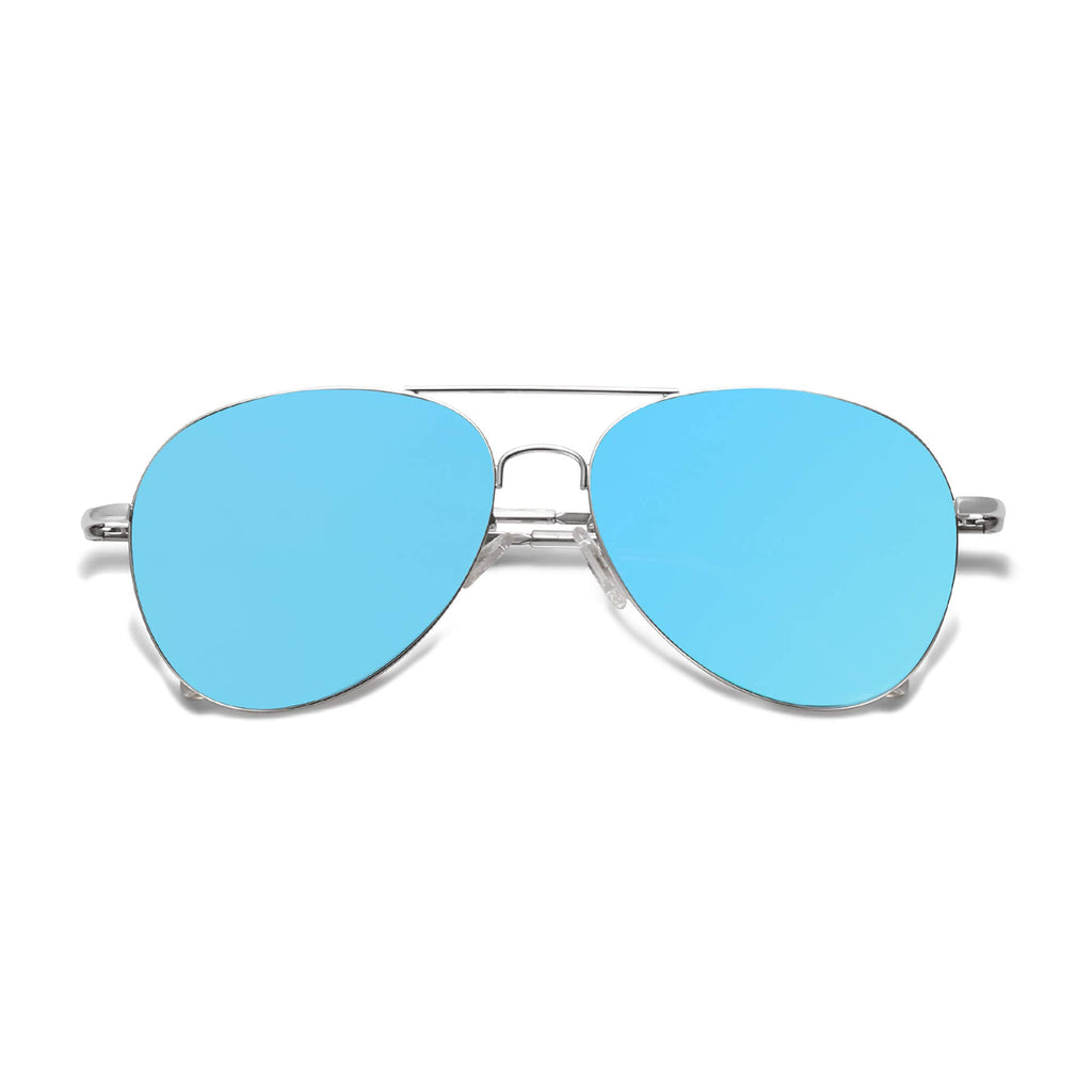 SOJOS Classic Aviator Sunglasses for Women Men Metal Frame Spring Hinges SJ1030