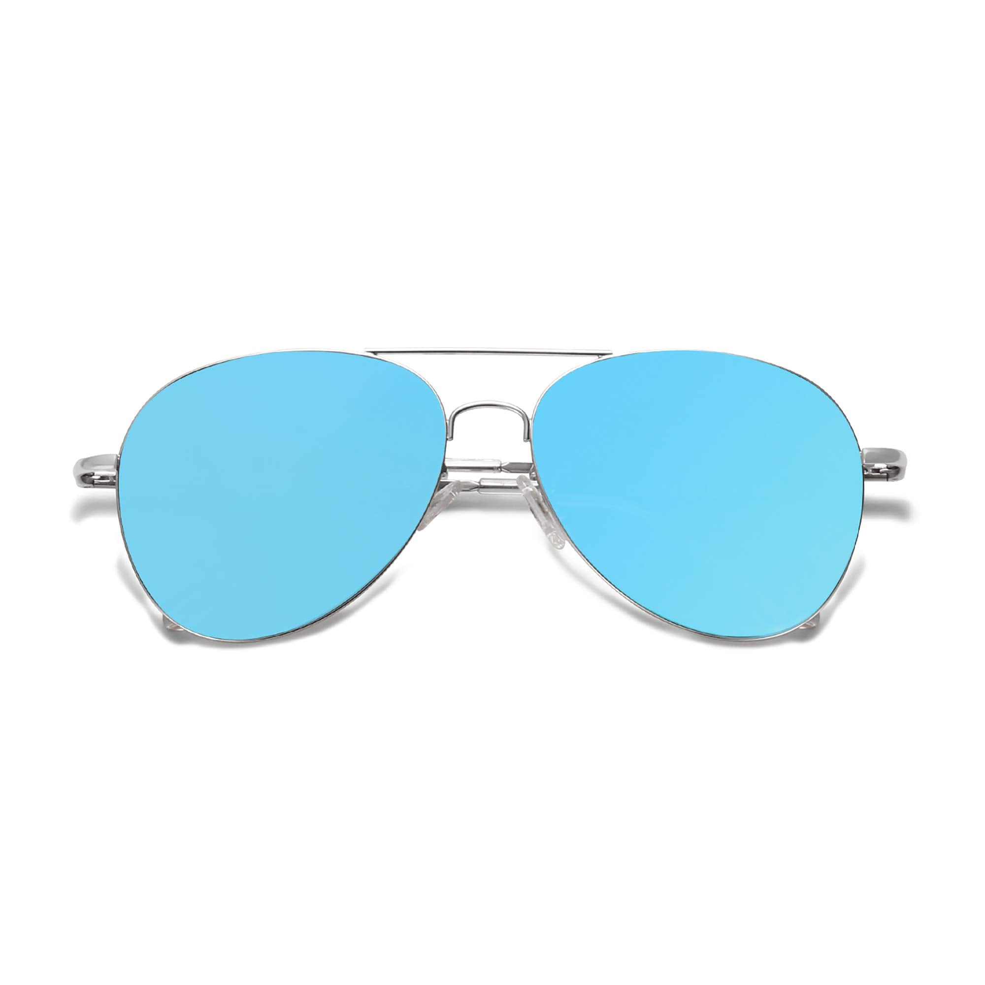 SOJOS Classic Aviator Sunglasses for Women Men Metal Frame Spring Hinges SJ1030