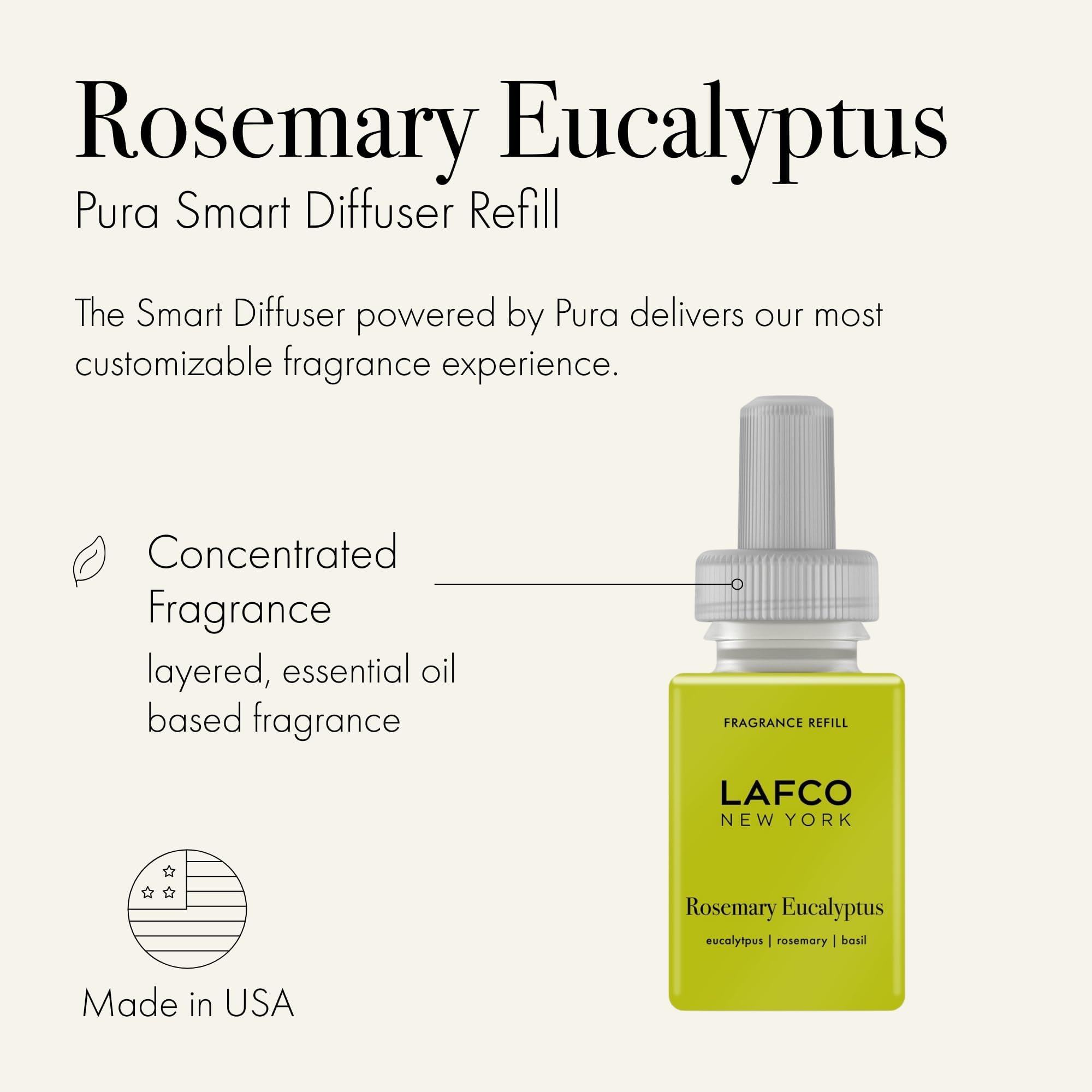 LAFCO New York Pura Smart Device Refill, Big Sky - Pack of 2 - Each Vial Delivers Up to 2 Weeks of Fragrance Life - Made in the USA