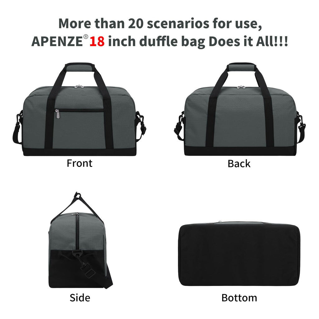 Apenze Small Gym Bag Carry On Bag - 12 in Mini Duffle Bag Lightweight for Overnight Travel(Camouflage)