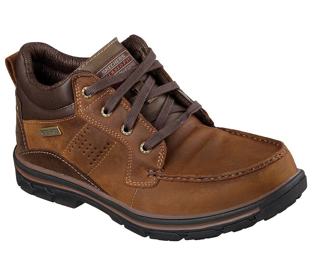Skechers Men's Segment Melego Leather Chukka Waterproof Boot