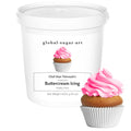 Black Buttercream Frosting for Cake Decorating – Firm Icing for Cakes & Cupcakes, 3 Pound Tub by Global Sugar Art/Chef Alan Tetreault (Midnight Black, 3 Pound)