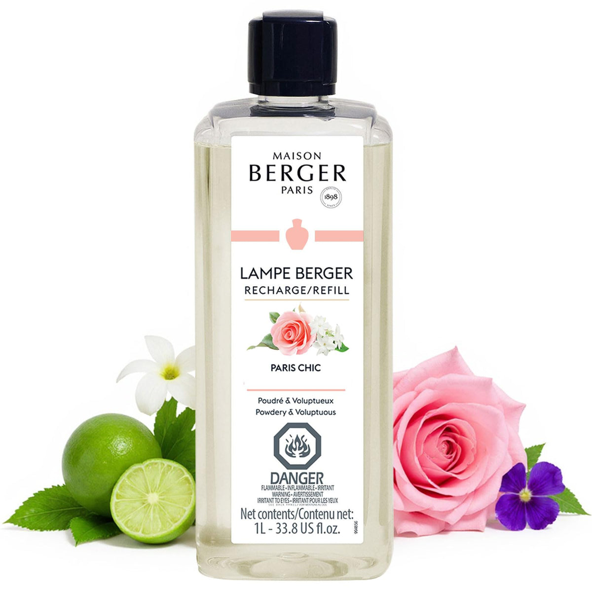 MAISON BERGER Lampe Berger Refill, 1 L, Agaves Garden | Catalytic Lamp Fragrance Refill, Helps Neutralize Odors, ~160 h Fragrance Diffusion, Made in France