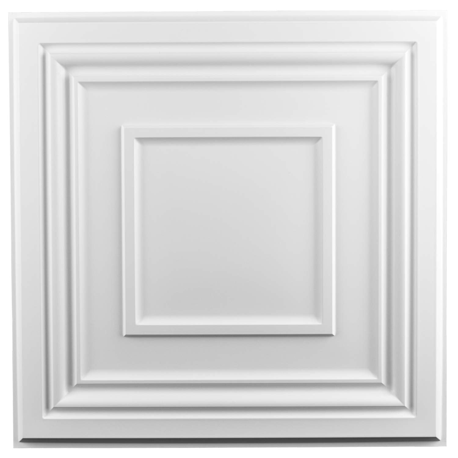 Art3d Drop Ceiling Tiles 24x24in. (12-Pack, 48 Sq.ft), Wainscoting Panels Glue Up 2ft x 2ft for Interior Décor in Living Room, Bedroom & Office, Star Black