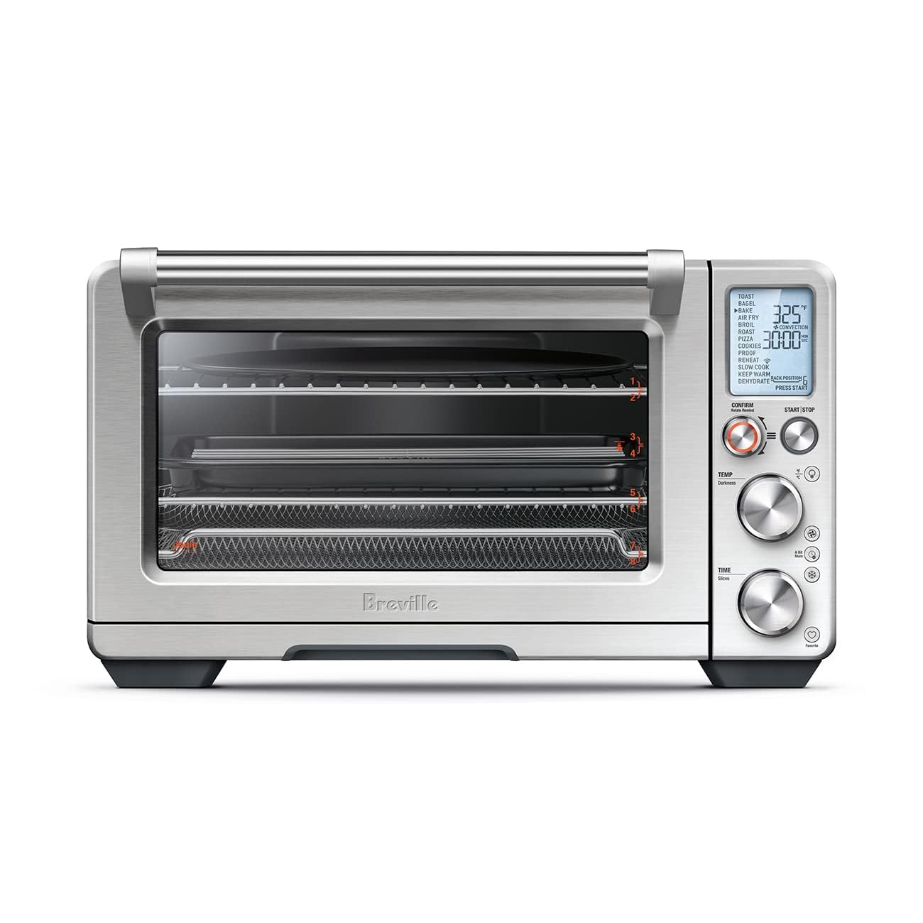 Breville BOV950BST Joule Smart Countertop Oven Air Fryer Pro, Black Stainless Steel