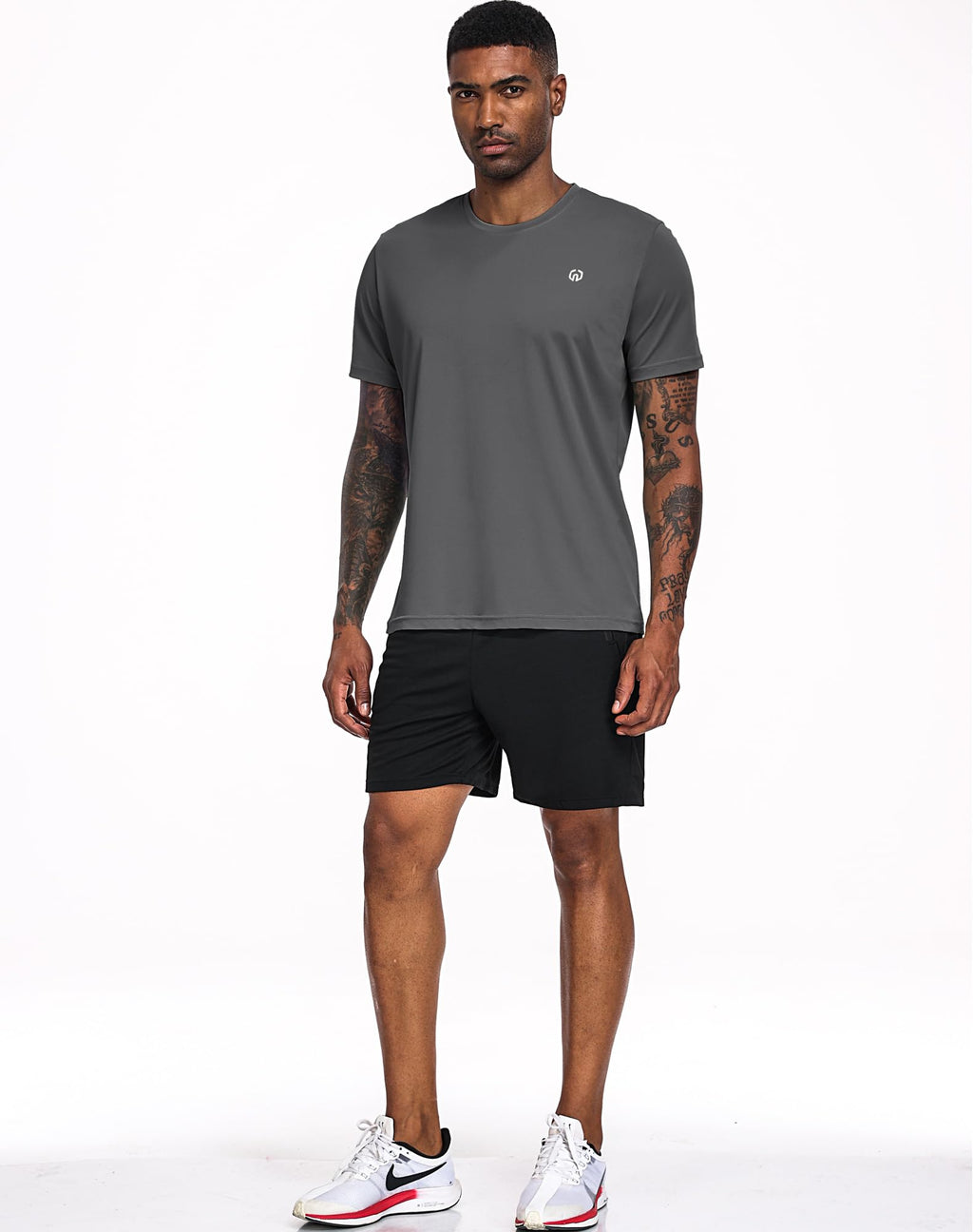NELEUS Men's Dry Fit Athletic Running Shirt