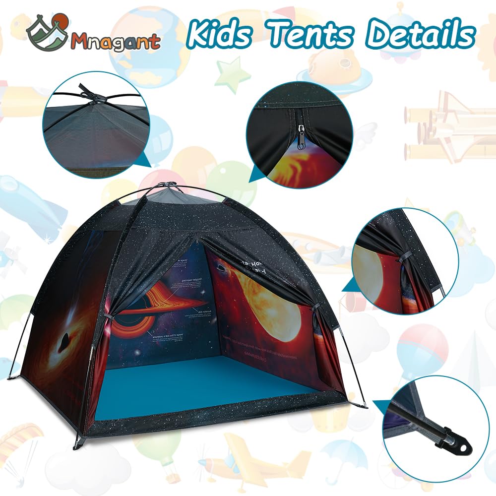 Mnagant Kids' Alpaca Tent - Fun Pop-Up Playhouse for Boys and Girls - Easy Setup, Indoor/Outdoor Adventure Tent - 47" x 47" x 43"