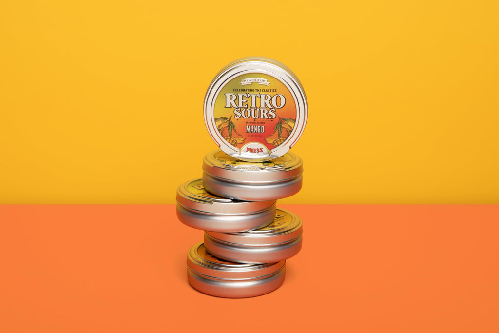 Retro Sours | Hard Tangy Candy | Brought To You By Iconic Candy (1, Red Apple)