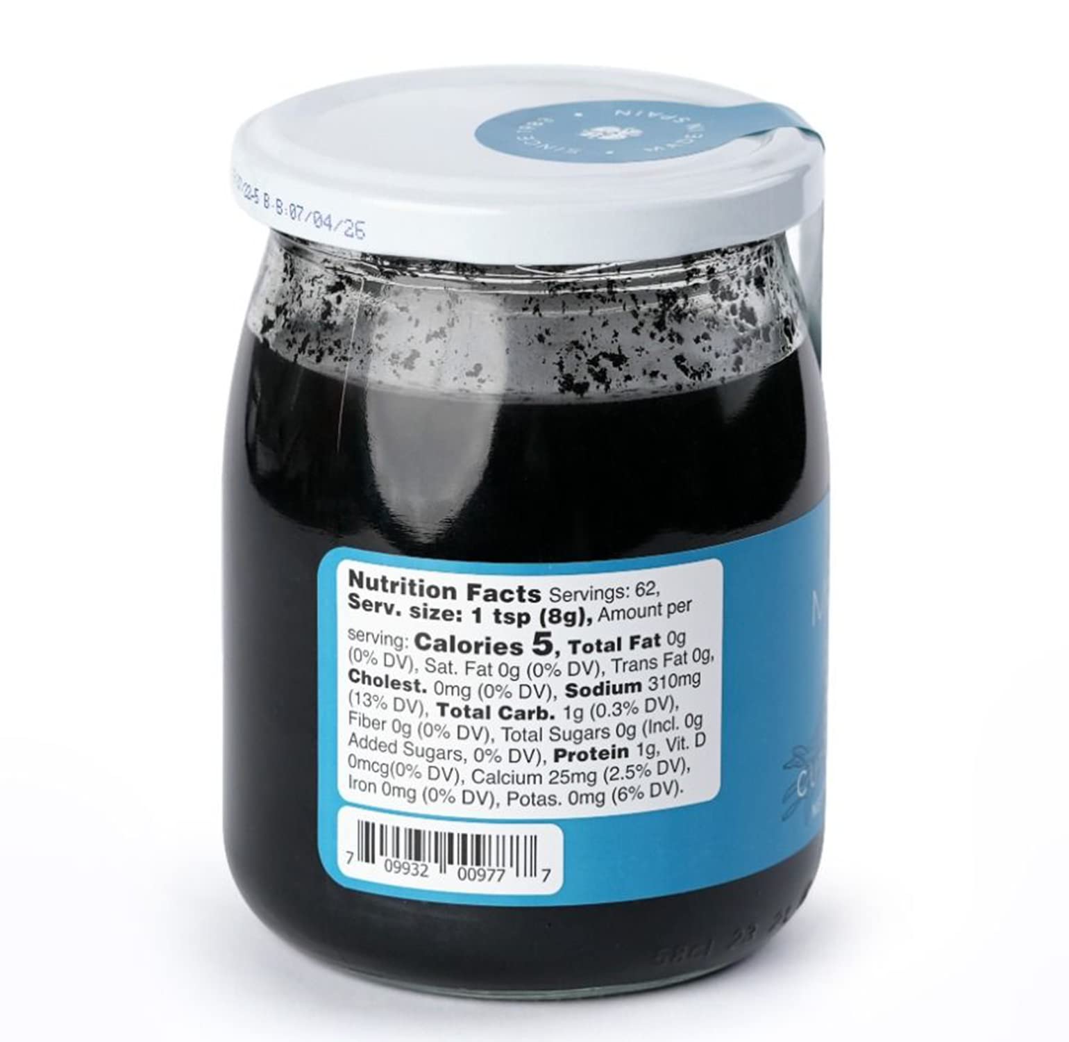 Marky's Cuttlefish Squid Ink Imported from Spain - 17.6 oz / 500 g - Food Coloring Tinta Calamari Squid Ink Pasta