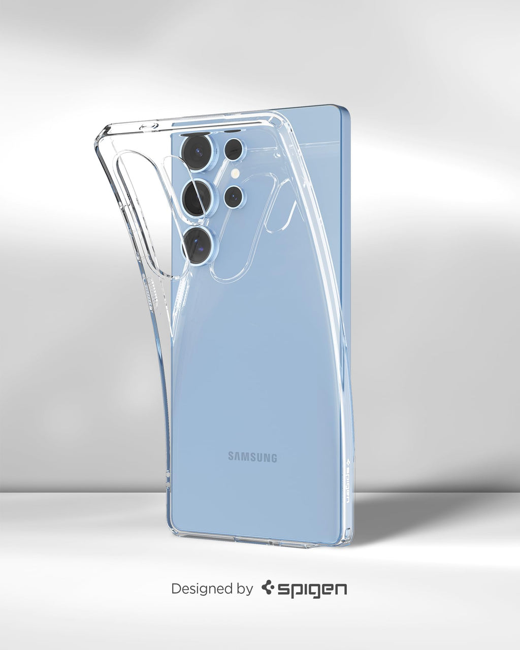 Spigen Liquid Crystal Designed for Galaxy S24 Case (2024) [Military-Grade Protection] - Crystal Clear
