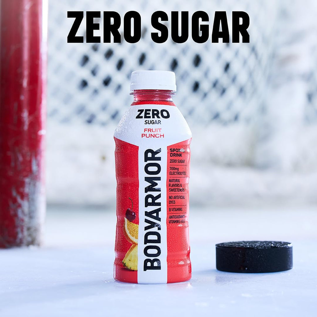 BODYARMOR Lyte Sports Drink Low-Calorie Beverage, Blueberry Pomegranate, Coconut Water Hydration, Natural Flavors with Vitamins, Potassium-Packed Electrolytes, 16 Fl Oz (Pack of 12)