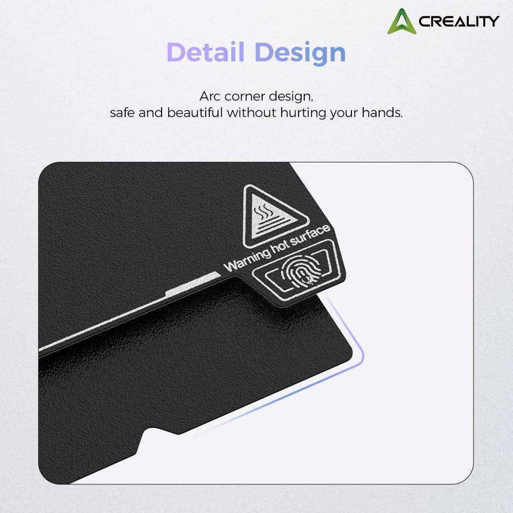 Creality Ender 3 V4 Build Plate, Original PEI Printing Plate Kit 225*250mm, Flexible Spring Steel Magnetic Platform Plate, Easy Print Removal, Heat Resistant For Creality Ender 3 V4 Combo 3D Printer