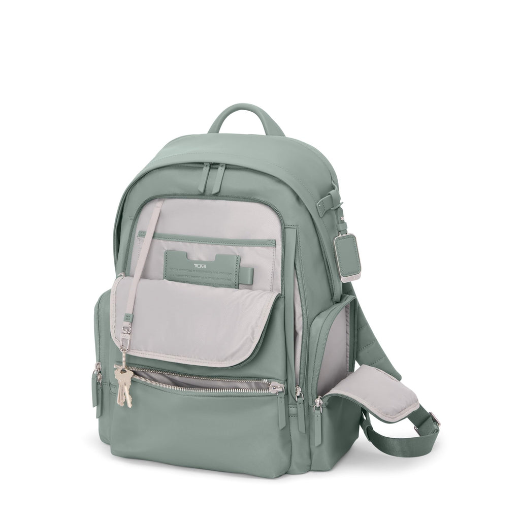 TUMI - Voyageur Celina Backpack - Women's Work and Travel Bag - 16.0" X 10.6" X 6.5" - Holds Up to 16" Laptop - Black & Gold Hardware