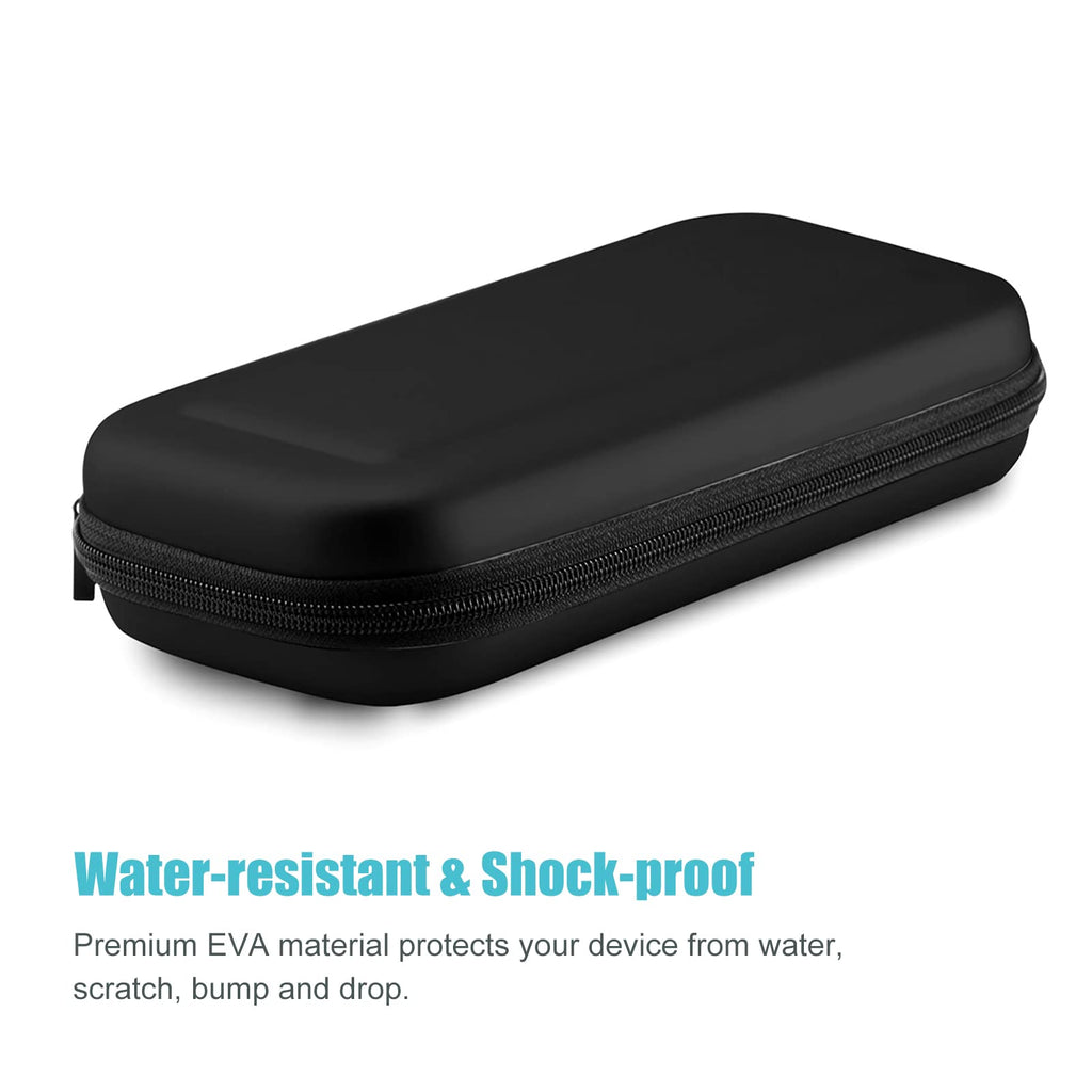 ProCase Carrying Case for Nintendo Switch 2 (2025) with 24 Game Card Slots, Hard Portable Travel Case Storage Bag Protective Pouch for 2025 Nintendo Switch 2 Console AC Adapter & Accessories -Black,L
