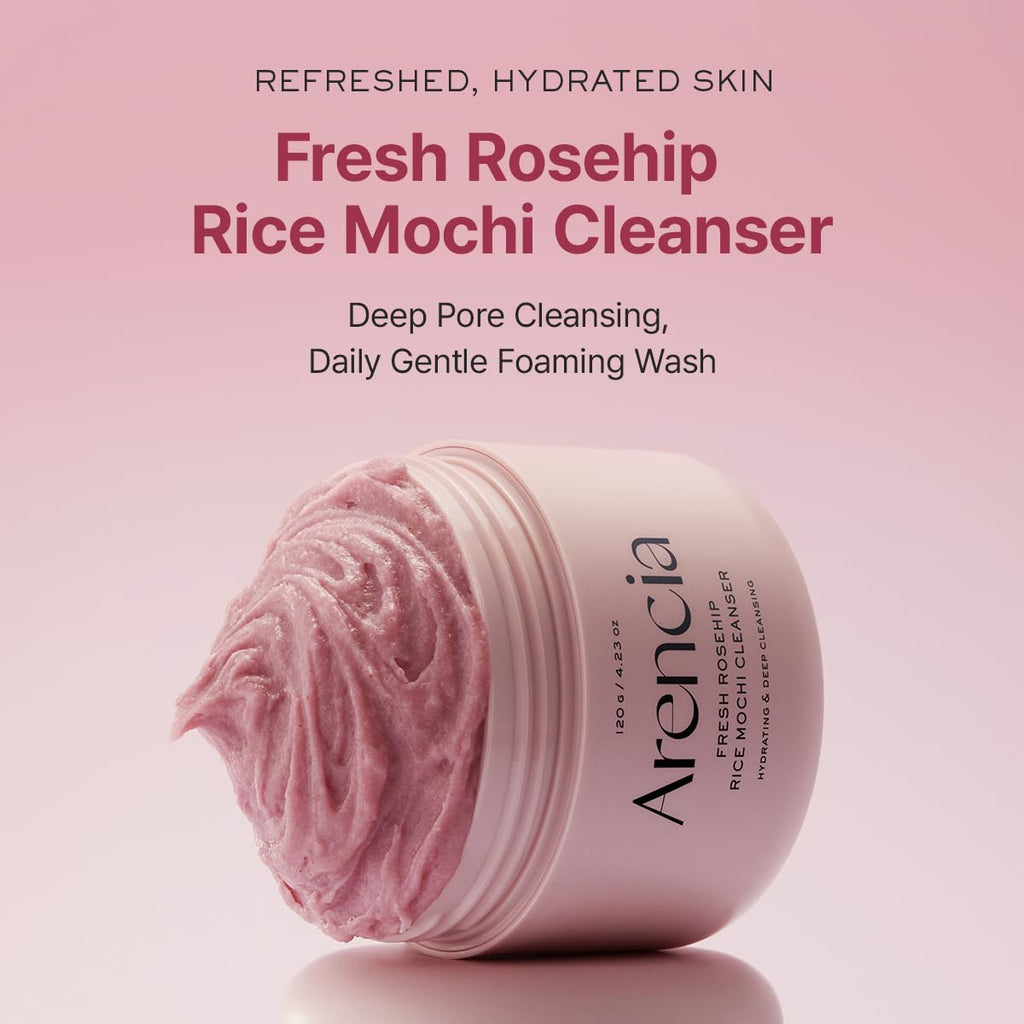 Arencia Calendula Rice Mochi Fresh Cleanser - Moisturizing & Deep-Cleansing (1.76oz)