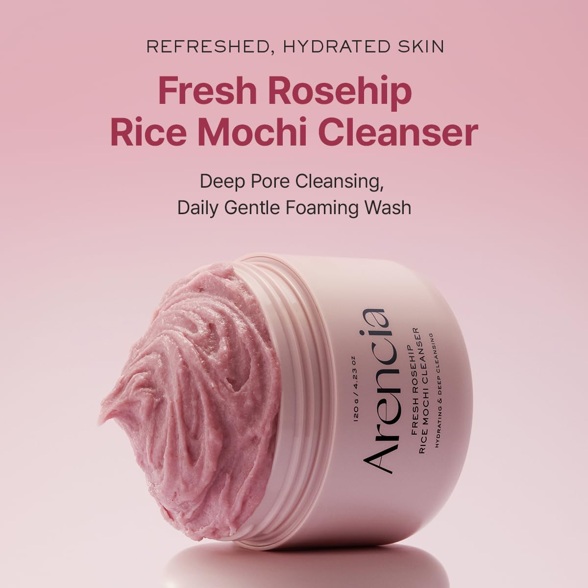 Arencia Calendula Rice Mochi Fresh Cleanser - Moisturizing & Deep-Cleansing (1.76oz)