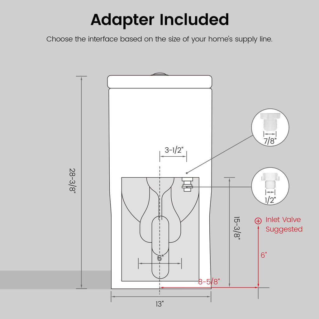 Compact One Piece Toilet for Bathroom, Space-Saving Powerful Dual Flush Round Small Toilet, Average 1.28 GPF, Skirted Design with Upgraded UF Quiet & Soft Close Seat (10" Rough-in Toilet)