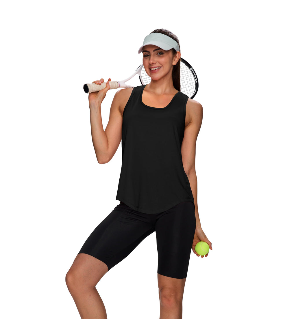 WIHOLL Workout Tops for Women Summer Athletic Tank Tops Sleeveless Shirts Beach Lightweight Gym Clothes