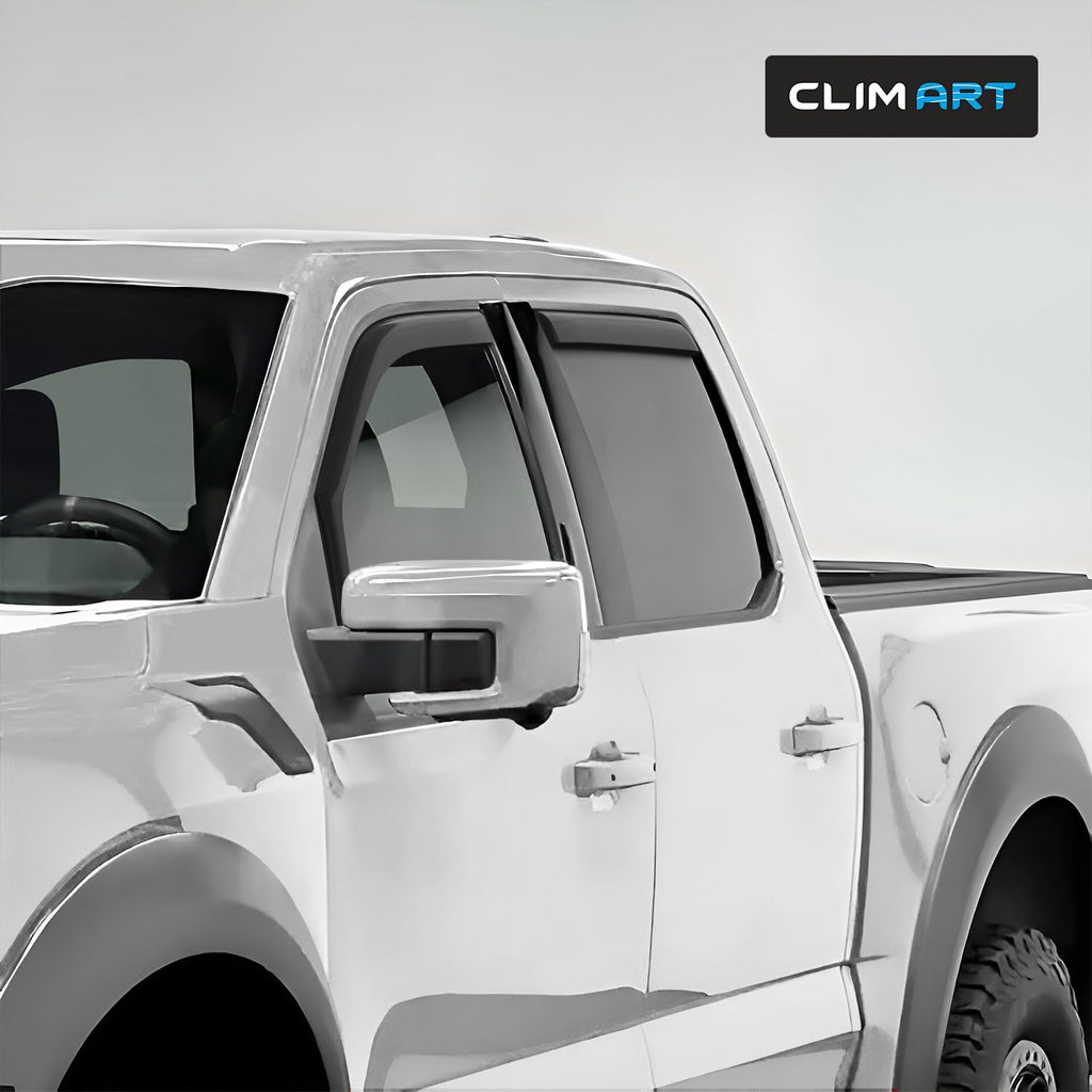 CLIM ART in-Channel Incredibly Durable Rain Guards for Honda Accord 2013-2017 Sedan, Original Window Deflectors, Vent Window Visors, Vent Deflector, 4 pcs. - 613274