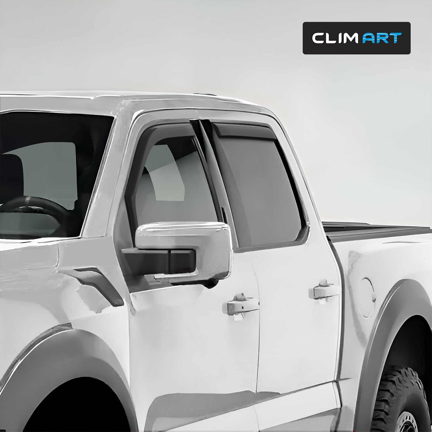CLIM ART in-Channel Incredibly Durable Rain Guards for Honda Accord 2013-2017 Sedan, Original Window Deflectors, Vent Window Visors, Vent Deflector, 4 pcs. - 613274